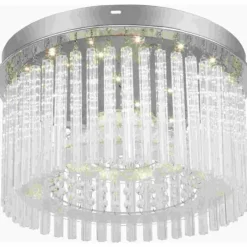 Luminaires Globo Lighting Plafonnier Globo JOYCE LED Chrome, 1 lumière
