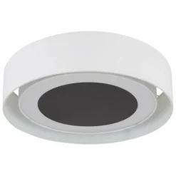 Lampes En Tissu-Luminaires Globo Lighting Plafonnier Globo JUDITH LED Blanc, 1 lumière