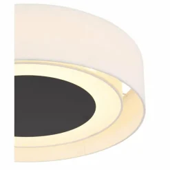 Lampes En Tissu-Luminaires Globo Lighting Plafonnier Globo JUDITH LED Blanc, 1 lumière