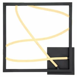 Luminaires Globo Lighting Plafonnier Globo KAIA LED Noir, 1 lumière* Éclairage Led