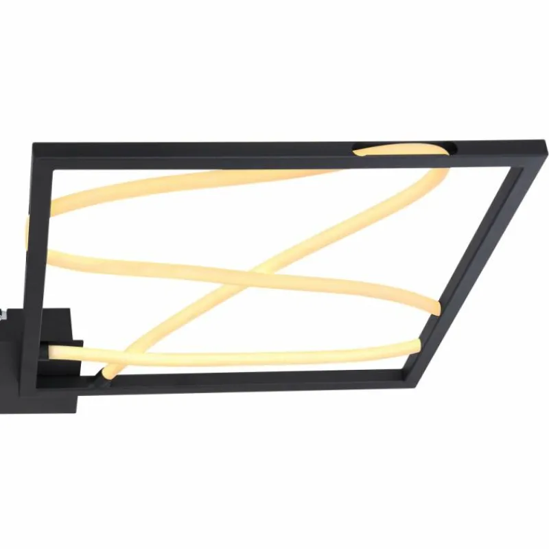 Luminaires Globo Lighting Plafonnier Globo KAIA LED Noir, 1 lumière* Éclairage Led