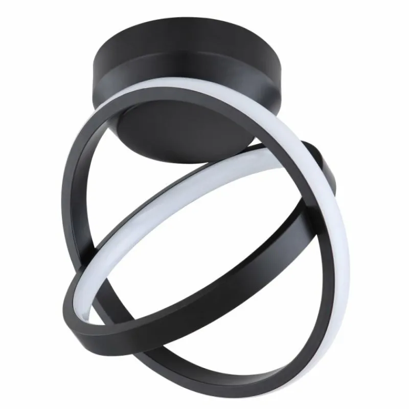 Luminaires Globo Lighting Plafonnier Globo KAMILLA LED Noir, 1 lumière* Éclairage Led