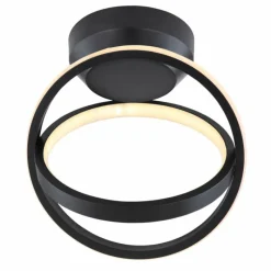 Luminaires Globo Lighting Plafonnier Globo KAMILLA LED Noir, 1 lumière* Éclairage Led