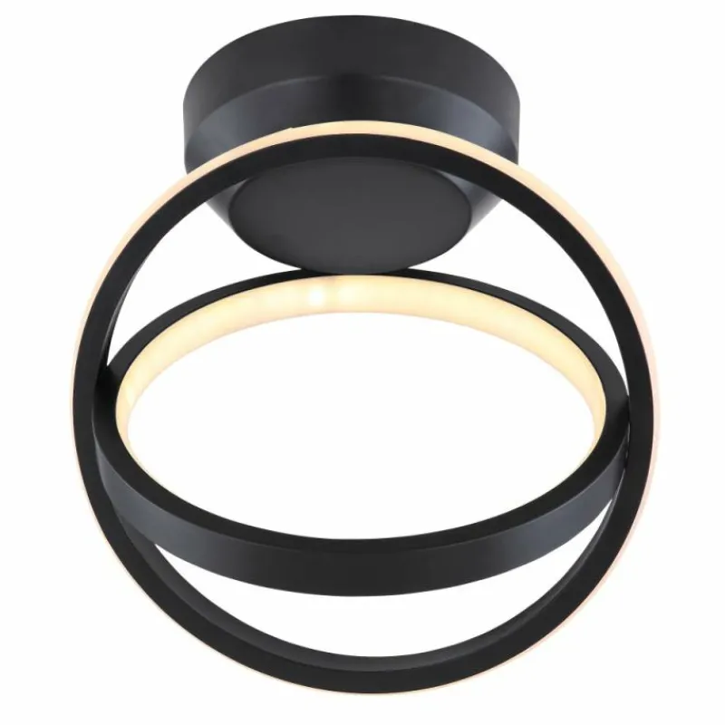 Luminaires Globo Lighting Plafonnier Globo KAMILLA LED Noir, 1 lumière* Éclairage Led