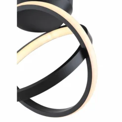 Luminaires Globo Lighting Plafonnier Globo KAMILLA LED Noir, 1 lumière* Éclairage Led