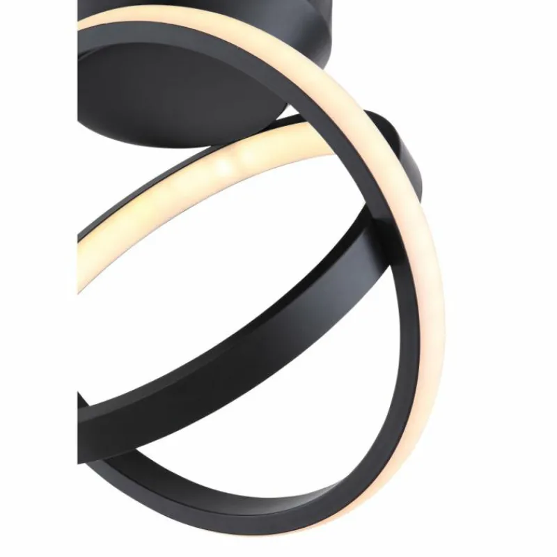 Luminaires Globo Lighting Plafonnier Globo KAMILLA LED Noir, 1 lumière* Éclairage Led