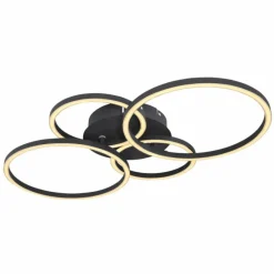 Luminaires Globo Lighting Plafonnier Globo KENDY LED Noir, 1 lumière* Éclairage Led