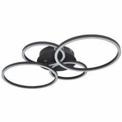 Luminaires Globo Lighting Plafonnier Globo KENDY LED Noir, 1 lumière* Éclairage Led