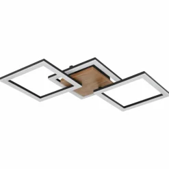 Luminaires Globo Lighting Plafonnier Globo KERRY LED Noir, 1 lumière* Éclairage Led