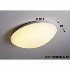 Luminaires Globo Lighting Plafonnier Globo KIRSTEN LED Blanc, 1 lumière* Éclairage Led