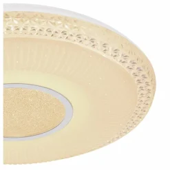 Luminaires Globo Lighting Plafonnier Globo KLEMENS LED Blanc, 2 lumières, Télécommandes, Changeur de couleurs* Éclairage Led