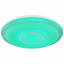 Luminaires Globo Lighting Plafonnier Globo KLEMENS LED Blanc, 2 lumières, Télécommandes, Changeur de couleurs* Éclairage Led