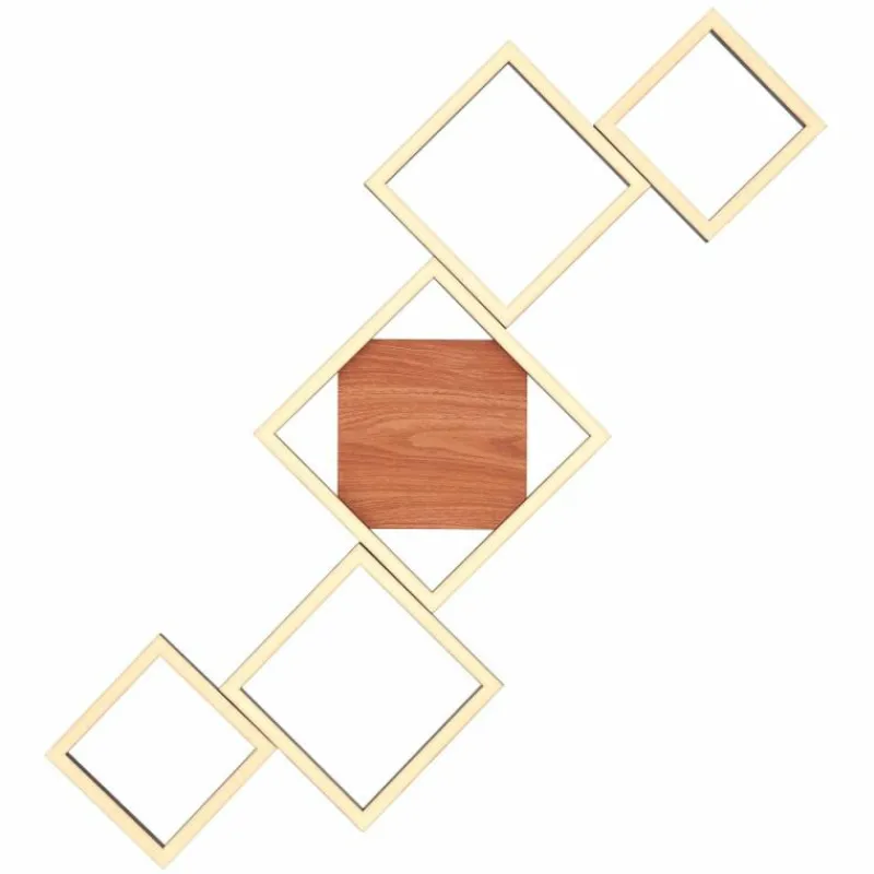 Lampes En Bois-Luminaires Globo Lighting Plafonnier Globo KURIO LED Noir, 1 lumière