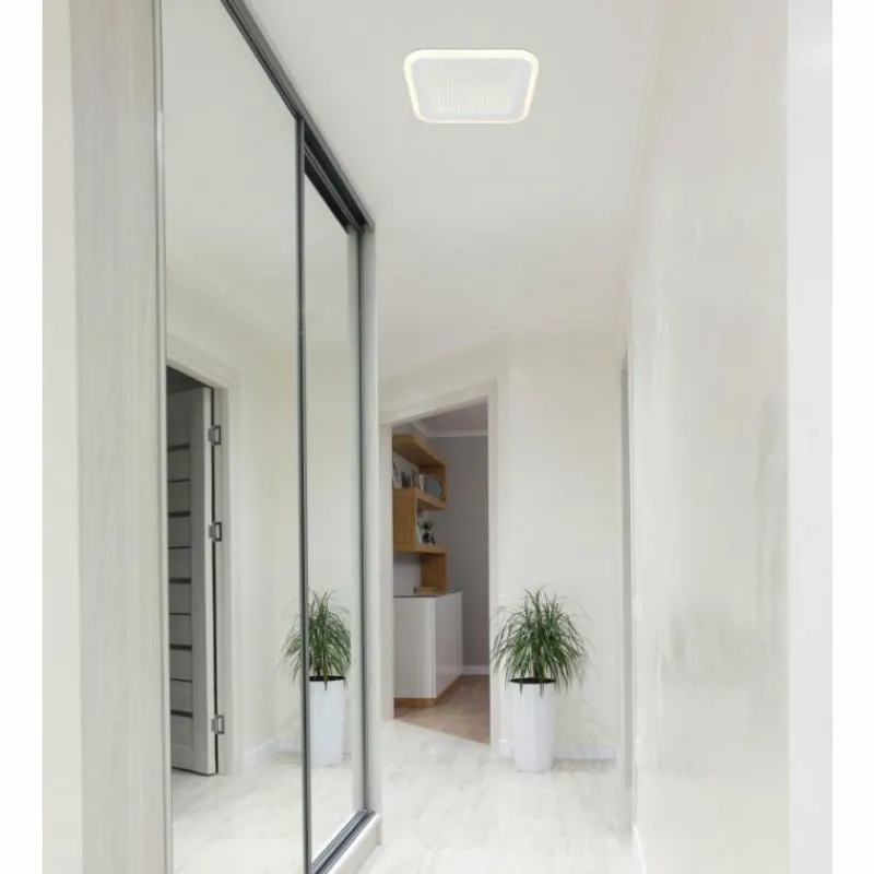 Luminaires Globo Lighting Plafonnier Globo LAMELA LED Blanc, 1 lumière* Éclairage Led