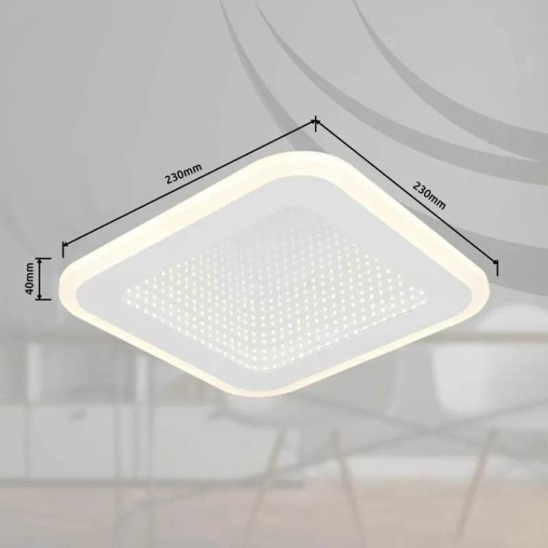 Luminaires Globo Lighting Plafonnier Globo LAMELA LED Blanc, 1 lumière* Éclairage Led