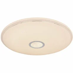 Luminaires Globo Lighting Plafonnier Globo LAMON Blanc, 1 lumière, Changeur de couleurs