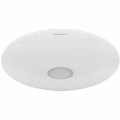 Luminaires Globo Lighting Plafonnier Globo LAMON Blanc, 1 lumière, Changeur de couleurs