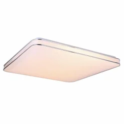 Luminaires Globo Lighting Plafonnier Globo LASSY LED Blanc, 1 lumière, Télécommandes