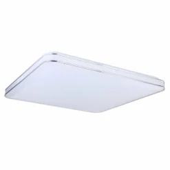 Luminaires Globo Lighting Plafonnier Globo LASSY LED Blanc, 1 lumière, Télécommandes