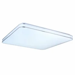 Luminaires Globo Lighting Plafonnier Globo LASSY LED Blanc, 1 lumière, Télécommandes