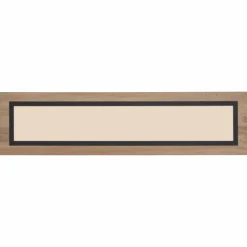 Lampes En Bois-Luminaires Globo Lighting Plafonnier Globo LEA LED Couleur bois, Noir, 1 lumière, Télécommandes