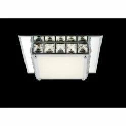 Luminaires Globo Lighting Plafonnier Globo LED Chrome, Verre, 1 lumière