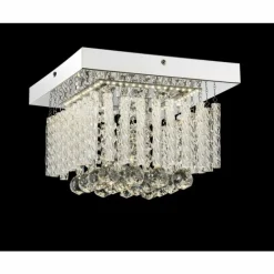 Luminaires Antiques-Luminaires Globo Lighting Plafonnier Globo LED Chrome, 1 lumière