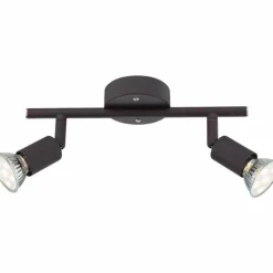 Luminaires Globo Lighting Plafonnier Globo LED Rouille, 2 lumières* Éclairage Led