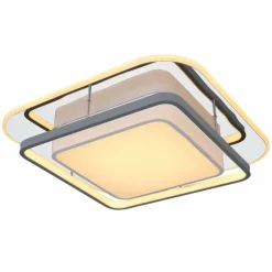 Luminaires Globo Lighting Plafonnier Globo LEOLA LED Blanc, 1 lumière