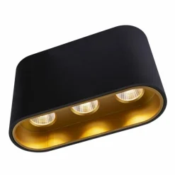 Luminaires Globo Lighting Plafonnier Globo LORO LED Noir, 1 lumière* Éclairage Led