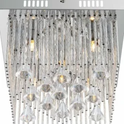 Luminaires Globo Lighting Plafonnier Globo MARABOU Chrome, 5 lumières