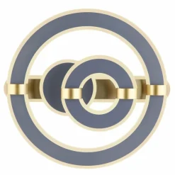 Lampes Dorées-Luminaires Globo Lighting Plafonnier Globo MARGY LED Or, Gris, 1 lumière, Télécommandes