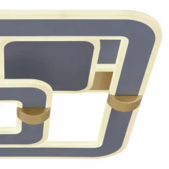 Lampes Dorées-Luminaires Globo Lighting Plafonnier Globo MARGY LED Or, Gris, 1 lumière, Télécommandes