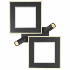 Luminaires Globo Lighting Plafonnier Globo MARIAN LED Noir, 1 lumière, Télécommandes, Changeur de couleurs* Éclairage Led