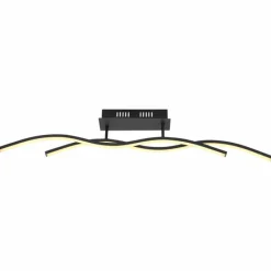 Luminaires Globo Lighting Plafonnier Globo MARIUS LED Noir, 1 lumière* Éclairage Led