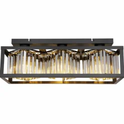 Luminaires Globo Lighting Plafonnier Globo MATHILDE Noir, 3 lumières