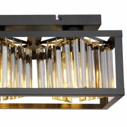 Luminaires Globo Lighting Plafonnier Globo MATHILDE Noir, 3 lumières