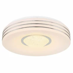 Luminaires Globo Lighting Plafonnier Globo MEFFA LED Blanc, 1 lumière, Télécommandes