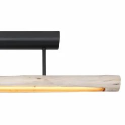 Lampes En Bois-Luminaires Globo Lighting Plafonnier Globo MELLA LED Noir, 1 lumière