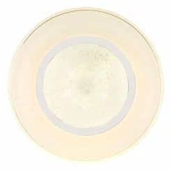 Luminaires Globo Lighting Plafonnier Globo MICKEY LED Blanc, 1 lumière, Télécommandes* Éclairage Led