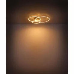 Luminaires Globo Lighting Plafonnier Globo MUNNI LED Nickel mat, 1 lumière* Éclairage Led