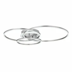 Luminaires Globo Lighting Plafonnier Globo MUNNI Nickel mat, 1 lumière