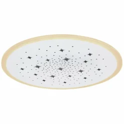 Luminaires Globo Lighting Plafonnier Globo MURPHY LED Blanc, 1 lumière, Télécommandes, Changeur de couleurs* Éclairage Led