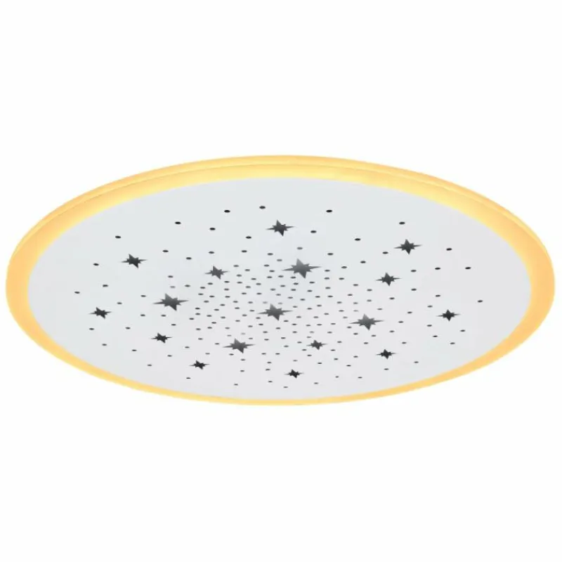 Luminaires Globo Lighting Plafonnier Globo MURPHY LED Blanc, 1 lumière, Télécommandes, Changeur de couleurs* Éclairage Led