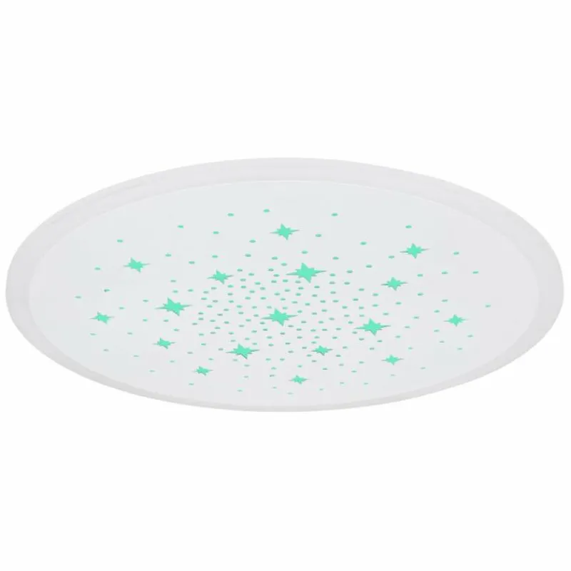 Luminaires Globo Lighting Plafonnier Globo MURPHY LED Blanc, 1 lumière, Télécommandes, Changeur de couleurs* Éclairage Led