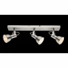 Luminaires Globo Lighting Plafonnier Globo Nickel mat, 3 lumières* Spots Et Projecteurs