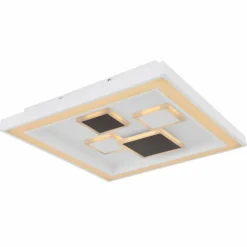 Luminaires Globo Lighting Plafonnier Globo NOLO LED Blanc, 1 lumière, Changeur de couleurs