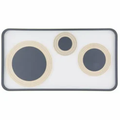 Luminaires Globo Lighting Plafonnier Globo NORA LED Noir, 1 lumière, Télécommandes* Éclairage Led