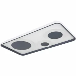 Luminaires Globo Lighting Plafonnier Globo NORA LED Noir, 1 lumière, Télécommandes* Éclairage Led