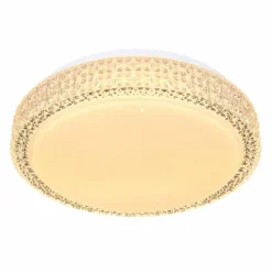 Luminaires Globo Lighting Plafonnier Globo OVI LED Blanc, 1 lumière